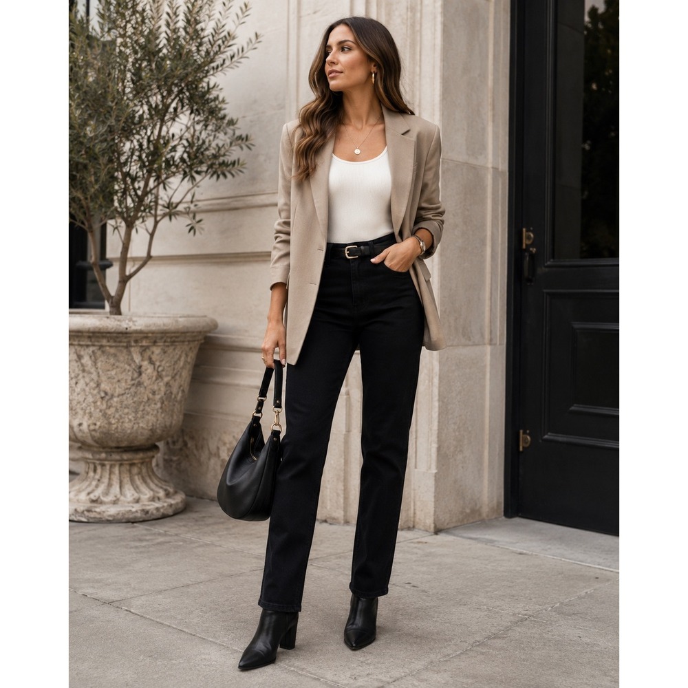 Eileen Fisher Size 10 Black Ponte Slim Pants Italian Fabric Quiet Luxury